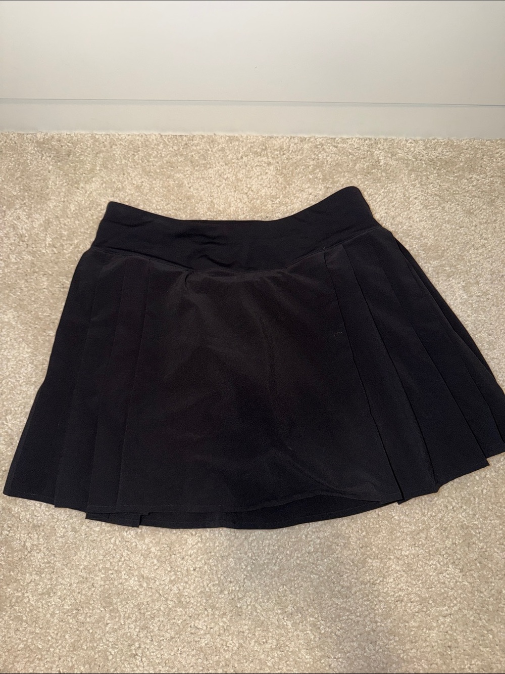 Lululemon Black Pleated Women's Tennis Skirt